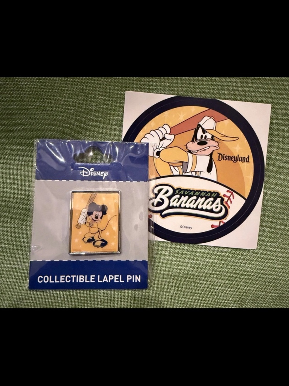 Disneyland 2026 Savannah Banana Mickey Mouse pin collectible